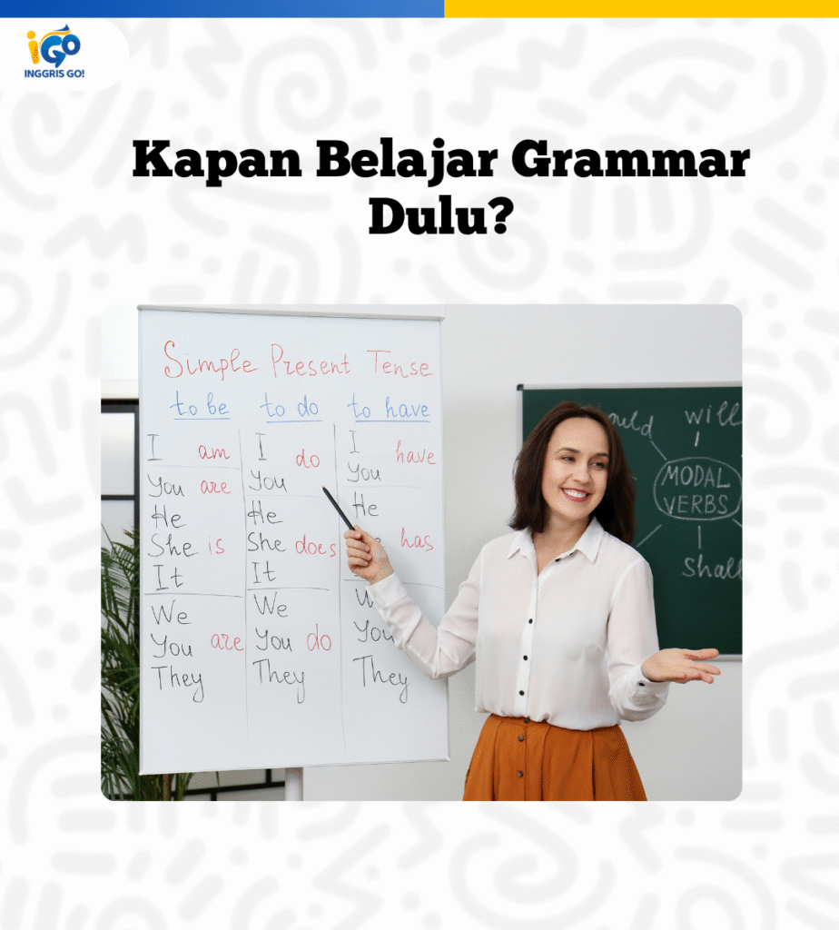 speaking atau grammar